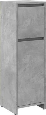 Produktbild von Badezimmerschrank Betongrau 30x30x95 cm Holzwerkstoff