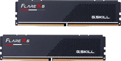 Produktbild von DIMM 64 GB DDR5-6000 (2x 32 GB) Dual-Kit (schwarz, F5-6000J2836G32GX2-FX5, Flare X5, AMD EXPO)