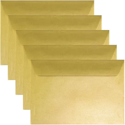 Obrázok produktu pre Metalizovaná perleťová obálka C6 NK Sirio Aurum 110g 25ks