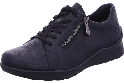 Produktbild von Rieker Damen Halbschuhe Sneaker 48901-00 Schwarz extra Weit Gr.36