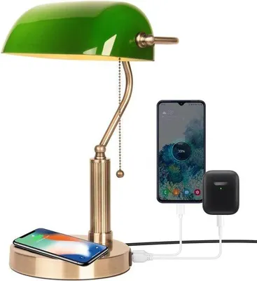 Image de Lampe de bureau verte