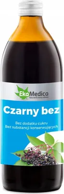 Produktbild von EkaMedica Zuckerfreier Holundersaft mit Vitamin C 1L