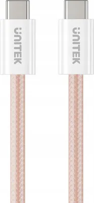 Obrázek produktu pro UNITEK C14141APK01-1M, 1 m, USB C, USB C, USB 2.0, 0,48 Gbit/s, Růžová