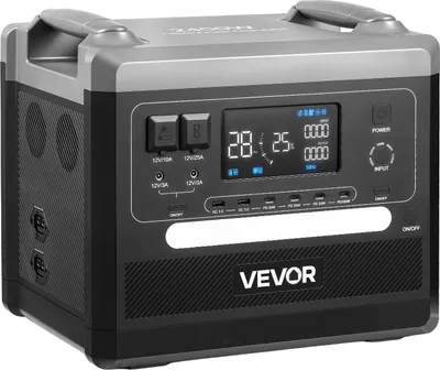 Obrázok produktu pre Prenosná elektráreň, solárny generátor s výkonom 2400 W a kapacitou 2160 Wh, s 10 výstupnými portmi a nastaviteľným vstupným výkonom, rozširovateľná záložná batéria LiFePO4 pre domáce kempovanie v karavane (solárny panel nie je súčasťou balenia)