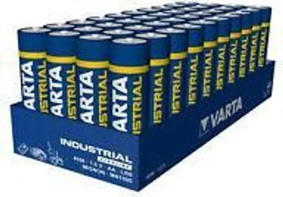 Produktbild von Mignon-Batterie VARTA  ''Industrial Pro'' Alkaline, Typ AA, LR06, 1,5V, 40-Pack