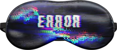 Obrázok produktu pre Maska na spanie Cestovná relaxačná maska na oči Kryt postele Emoji Nap zaviazanie očí Jeho čierna chyba