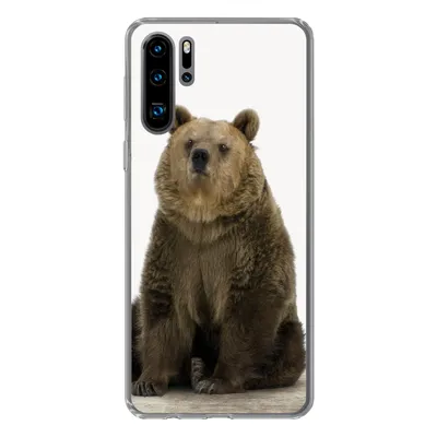 Produktbild von MuchoWow® Handyhülle Schutzhülle Hülle für Huawei P30 Pro Braunbär - Tiere - Bär - Niedlich - Jungen - Mädchen Silikon Softcase Handy Hülle - Schutzdeckel