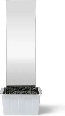 Produktbild von Außenbrunnen Welle aus Edelstahl - H 130 cm - Silberfarben - HOKI