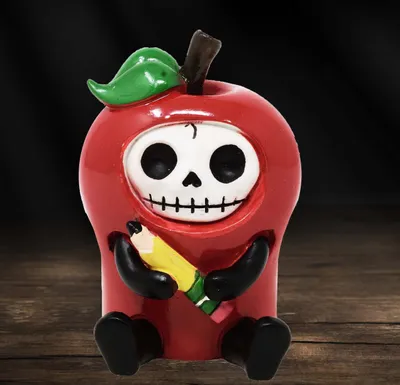 Produktbild von Furrybones "Ringo" - Dekofigur Totenkopf Gothic Fantasy
