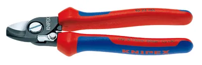 Image de Knipex ciseaux pour câbles avec ressort d'ouverture 15mm 165mm (95 22 165)