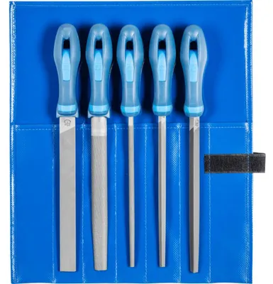 Productafbeelding van Werkplaatsvijlensets, set van 5 vijlen, lengte 200 mm