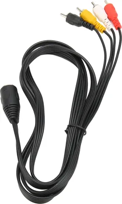 Produktbild von 5 Pin DIN na 4 RCA káble, 5 Pin DIN Female na 4 RCA Male káble, DIN Female na 4 RCA Male káble, DIN na 4 RCA káble, DIN na RCA zvukové káble, zvukový adaptér kábel