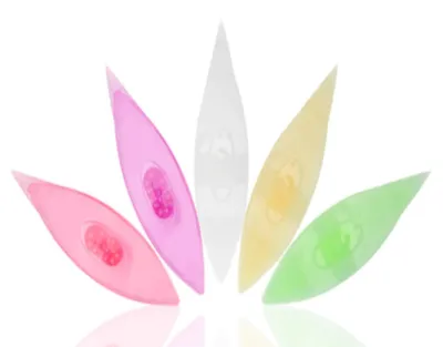 Tatting-Shuttle-Set, 5 Stück, Kunststoff, bunt, für DIY-Handarbeiten