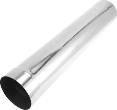 Image de 5" OD Tuyau D'Échappement Droit Tube T304 Acier Inoxydable DIY Personnalisée Voiture Modifié Tuyauterie 22inch Longueur Double Extrémités Évasées Polissage De Surface