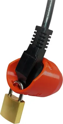 Produktbild von Stromstecker-Sicherung mit Vorhängeschloss