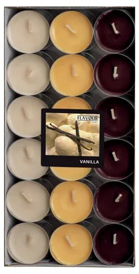 Produktbild von Conpax Teelichter - Mega-Pack - 36x - Vanille - 4,5 Stunden