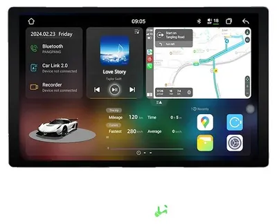 Produktbild von Autoradio, hochauflösendes Display, Smartphone-Kompatibilität, kompatibel mit Skoda Superb 2 2008 - 2015, X9 PLUS-11.5-8G-256G