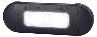 Productafbeelding van HELLA Positielamp 2PF 980 855-031, geschikt voor beide zijden, afmetingen: 84mm x 19mm x 29mm
