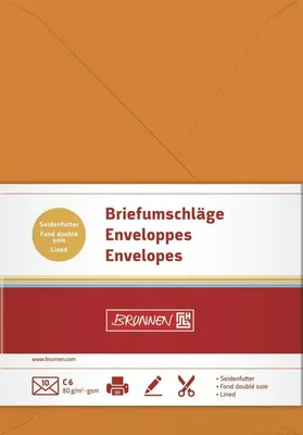 Produktbild von Brunnen * Briefhüllen mittelorange * C6