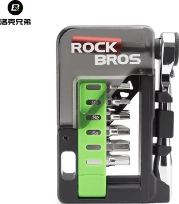 Levier à Pneu ROCKBROS Multifonction - Outil De Réparation Vélo Portable - Aluminium - Neuf