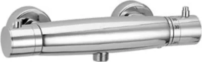 Produktbild von Demm Duschthermostat Aufputz Abgang nach unten chrom 500 x 5038, 13460.002.C