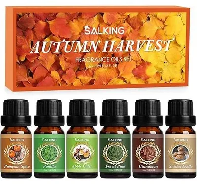 Zdjęcie produktu dla Olejki eteryczne zestaw jesienny 6X10ML bio aromaterapia prezent