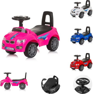Produktbild von Chipolino Kinder Rutschauto Sprinter Stauraum unter Sitz Musik Hupe Rückenlehne pink
