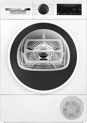Obrázek produktu pro Bosch Serie 6 WQG243D8IT, Stojací, Přední plnění, Tepelné čerpadlo, Bílá, Otočné, Dotyk, Černá, Bílá
