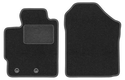Immagine prodotto di Tappetini anteriori in moquette per Toyota Verso-S 2010-2015 (monovolume) – 2 pezzi, grigio grafite, su misura – Wielganizator LUX