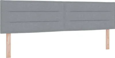 Obrázok produktu pre vidaXL Čelo postele Svetlošedá 180 cm Tkanina