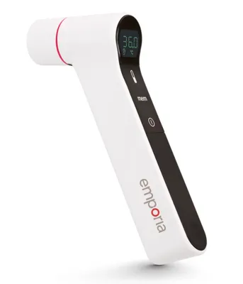 Zdjęcie produktu dla Emporia EMP-THERMO-22, Termometr z funkcją teledetekcji, Czarny, Czerwony, Biały, Oralny, Odbytniczy, °C, °F, Temperatura ciała, Temperatura powierzchni, 0,2 °C