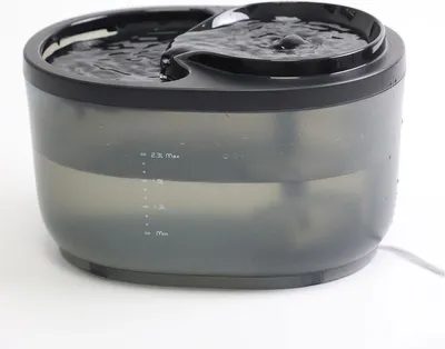 Produktbild von Leiser Katzenbrunnen 2,3L mit BPA-freier Pumpe, einfach zu reinigen