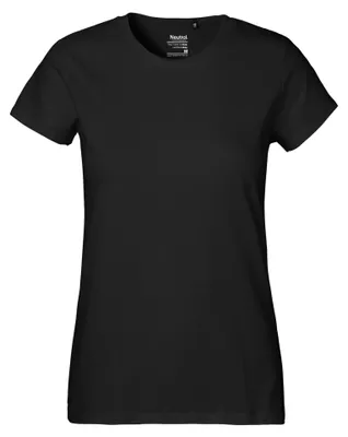Image de Neutre - T-shirt pour femmes, classique LT3466 (L) (noir)