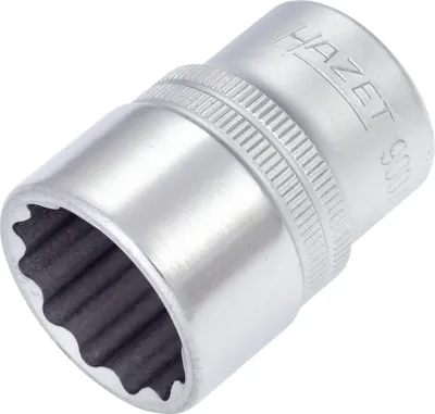Produktbild von Hazet Steckschlüsseleinsatz 900AZ-7/8, 1/2 (12,5 mm) Vierkant hohl, Außen Doppelsechskant-Tractionsprofil, SW 7/8