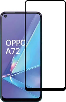 Produktbild von Smartphonica Oppo A72 volle Abdeckung gehärtetem Glas Bildschirmschutz aus gehärtetem Glas mit abgerundeten Ecken