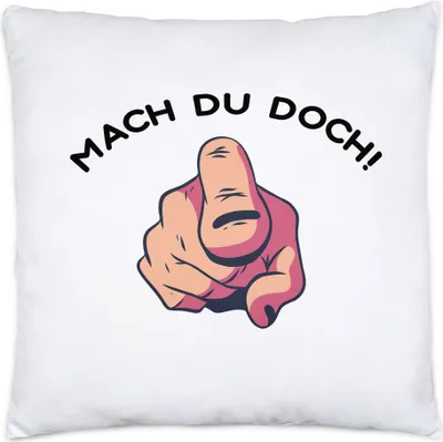 Produktbild von Mach Du Doch Kissen Inkl. Füllung Büro-Tasse Kollegen Chef Geschenkidee für Kollege Kollegin