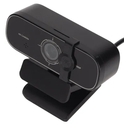 Image de Caméra d'ordinateur haute définition, angle de vision réglable, mise au point automatique, webcam avec diffusion USB, compatible OS X et Windows 10