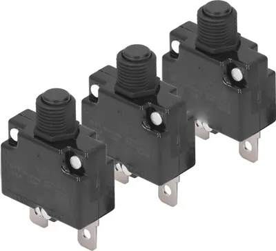 Obrázek produktu pro 10ks automatické resetování reléové pojistky 15A tepelný spínač chránič proti přetížení vodotěsný 125 250VAC 65VDC