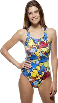 Produktbild von Turbo Pop Badeanzug Mehrfarbig 3XL Damen Mehrfarbig 3XL
