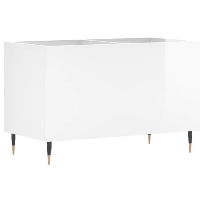 Produktbild von vidaXL Plattenschrank Hochglanz-Weiß 74,5x38x48 cm Holzwerkstoff