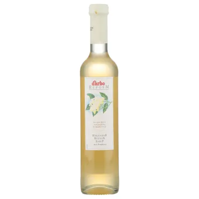 Zdjęcie produktu dla Darbo syrop z owoców czarnego bzu biały do mieszania z wodą sodową 500ml