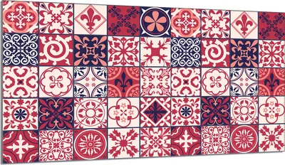 Produktbild von Glasschutzplatte für den Herd 90x52 Mosaik