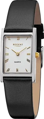 A product shot of a women's watch on a white background.