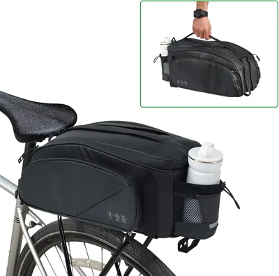 Produktbild von Fahrradtasche wasserdicht, für Gepäckträger, mit Schultergurt, Aufbewahrungstasche