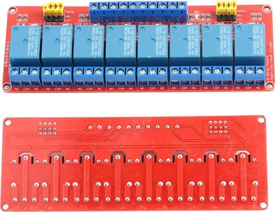 Obrázok produktu pre 8 kanálový optočlen reléový modul doska High & Low Trigger 24V