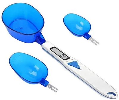 Obrázek produktu pro Kuchyňská váha digitální, vysoká přesnost – digitální odměrka – odměrný hrnek – nerezová ocel – LCD displej – přesnost 0,01 g