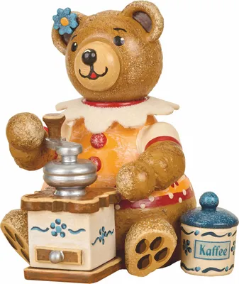 Produktbild von Hubrig Volkskunst 'Hubiduu Teddy - mini - Kaffeetante 7cm' 2026