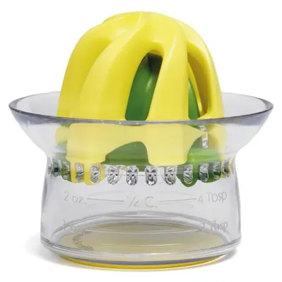 2-in-1 Citruspresse, Gelb, 17,2 x 12,8 x 18,01 cm, Kunststoff