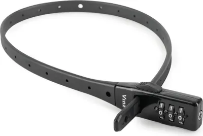 Produktbild von VINZ Aspen Helm­schloss / Rennrad­schloss / Ski­schloss – Schwarz