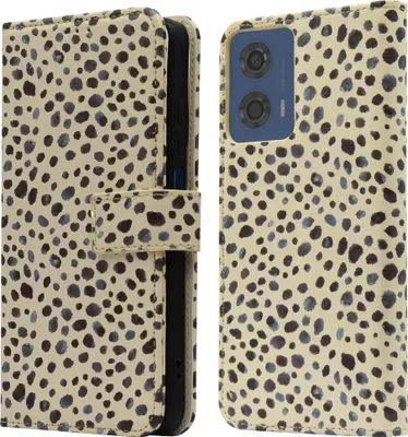 Immagine prodotto di Custodia a libro imoshion Design Motorola Moto G04 / G24 - Black And White Dots